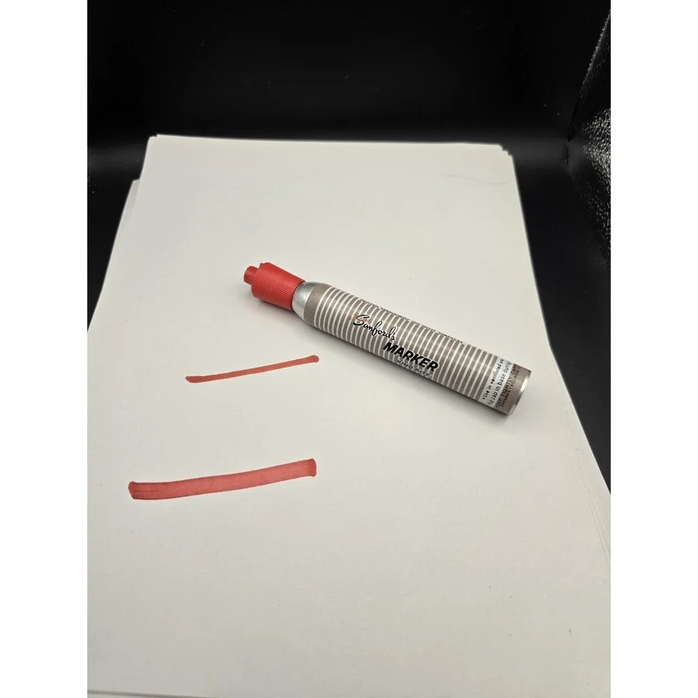 Vintage Sanford King Size Red Permanent Markers Works